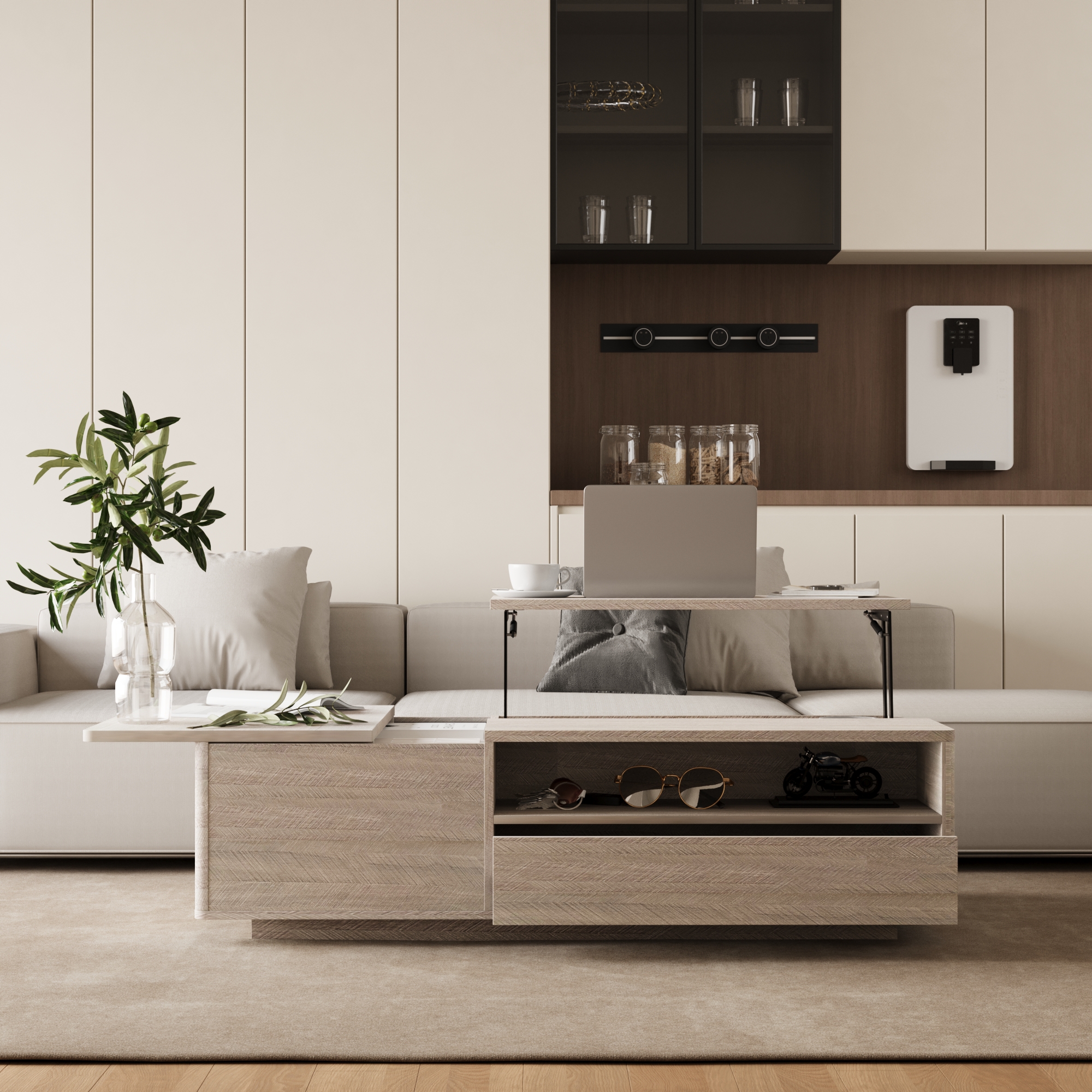 طاولة متعددة الإستخدامات - خشبي